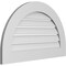 Ekena Millwork Round Top Surface Mount PVC Gable Vent: Functional, w/ 3-1/2"W x 1"P Standard Frame, 32"W x 20"H GVPRT32X2001SF - alternate 4